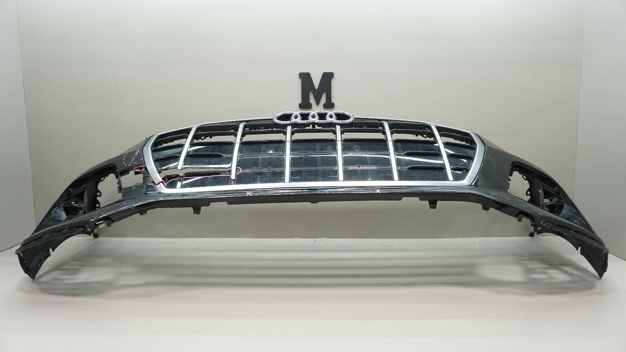 2021-2023 AUDI Q5 FRONT BUMPER COVER W/ GRILLE GRILL EMBLEM BADGE OEM 80A807437P
