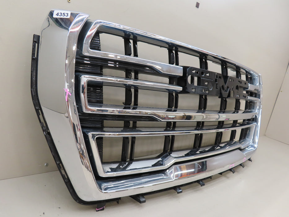 2021-2023 GMC YUKON/YUKON XL SLT FRONT  GRILLE GRILL CHROME PANEL OEM 84835787