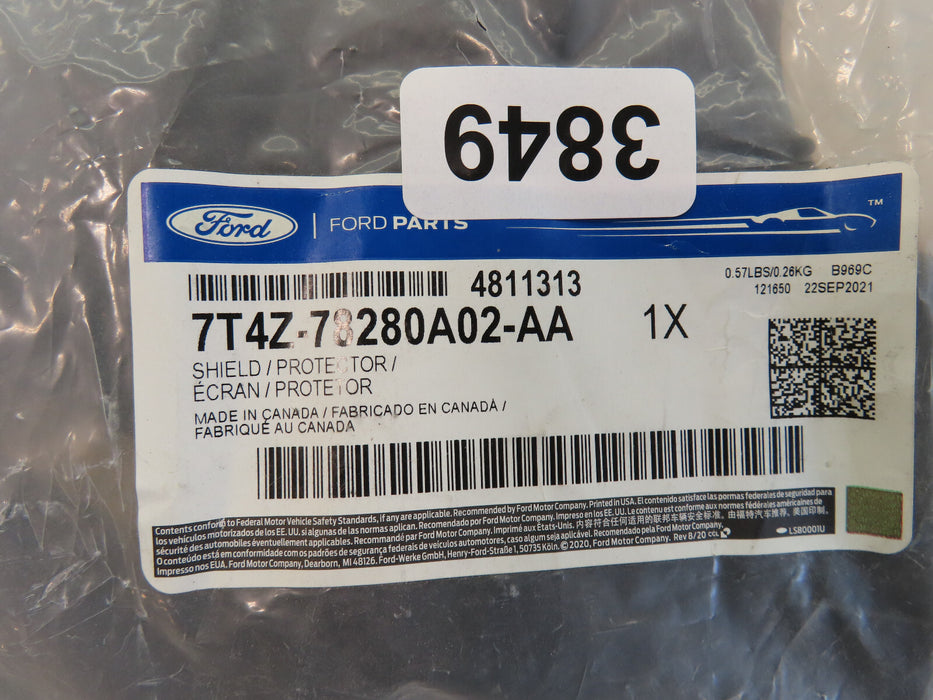 2007-2015 FORD/LINCOLN EDGE/MKZ REAR RIGHT PASSENGER BUMPER FILLER SHIELD OEM