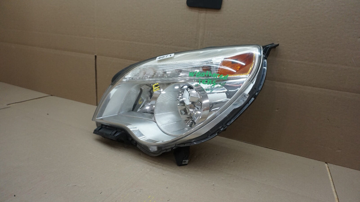 2010-2015 CHEVROLET EQUINOX FRONT LH LEFT DRIVER SIDE HEADLIGHT OEM