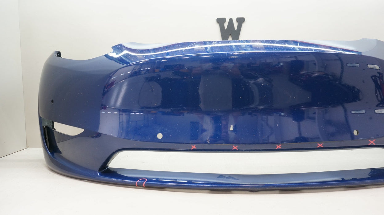 2020-2024 TESLA MODEL Y FRONT BUMPER COVER PANEL OEM 1493745-00-A