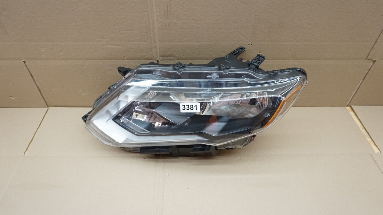 2017-2020 NISSAN ROGUE LH LEFT DRIVER SIDE HEDLIGHT HALOGEN OEM 17 18 19 20