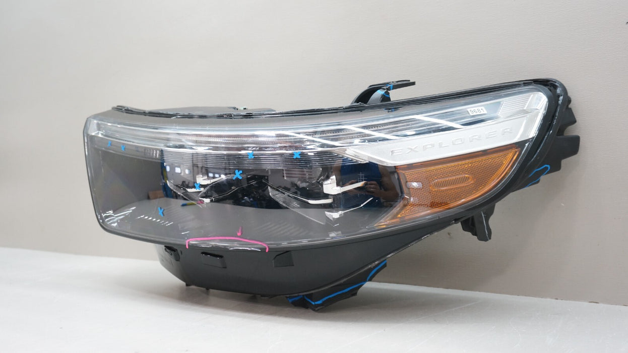 2020-2023 FORD EXPLORER LH LEFT DRIVER SIDE LED HEADLIGHT OEM MB5B-13W030-DF