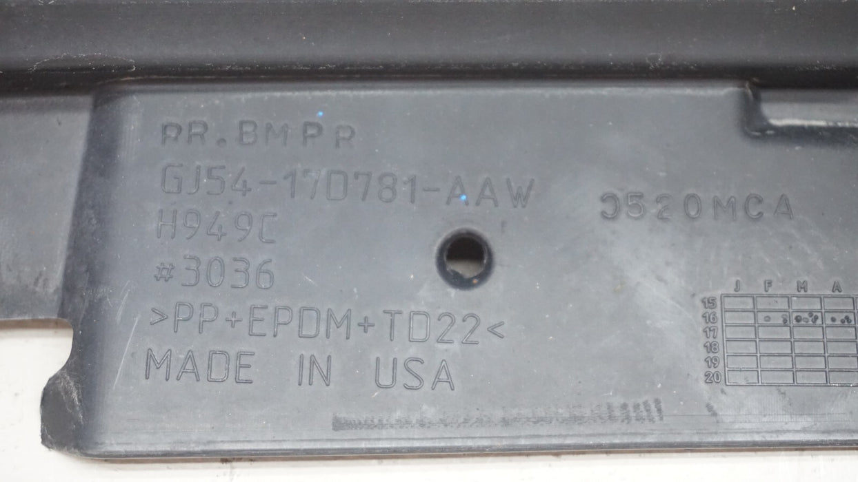 2017-2019 FORD ESCAPE 4DR SUV REAR BUMPER COVER PANEL OEM GJ54-17D781