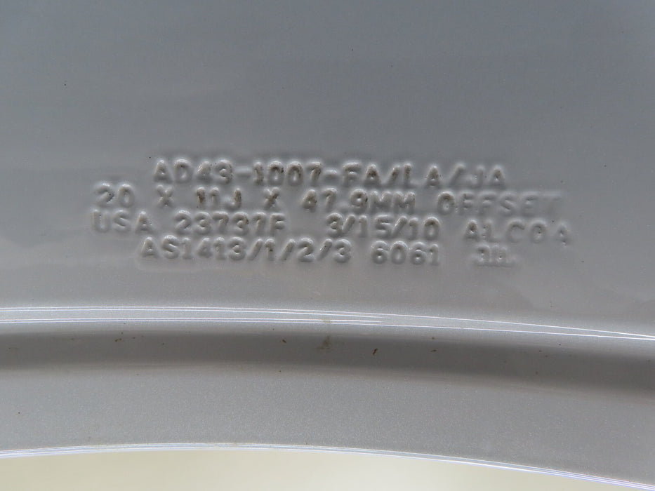 2010-2013 ASTON MARTIN RAPIDE REAR 10 SPOKE WHEEL RIM 20" 20X11 OEM AD43-1007-JA