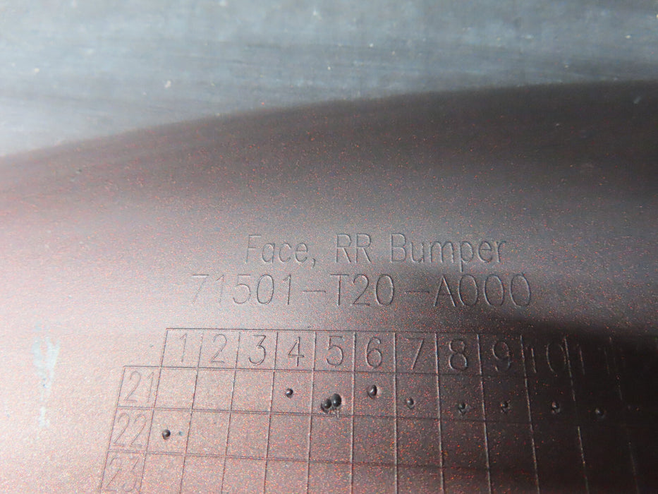 2022 2023 HONDA CIVIC REAR BUMPER COVER OEM 71501-T20-A000