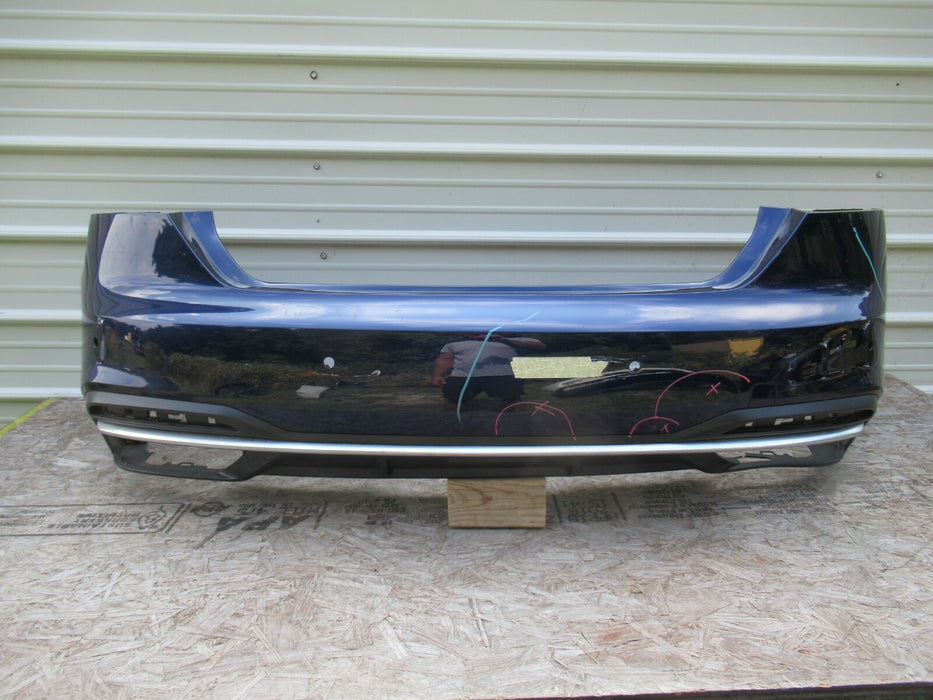 2018 - 2019 AUDI A5 B9 REAR BUMPER COVER PANEL PLASTIC FACTORY 8W6-807-511-H OEM