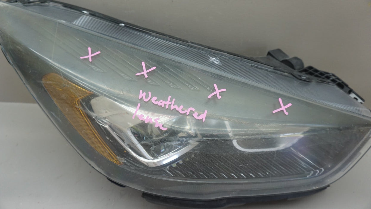 2017-2019 FORD ESCAPE RIGHT SIDE HEADLIGHT HALOGEN W/ LED OEM GJ54-13W029-CF