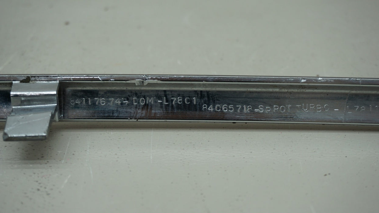 2018-2023 CHEVROLET TRAVERSE REAR BUMPER CHROME TRIM 84065718 OEM 18 19 20 21 22