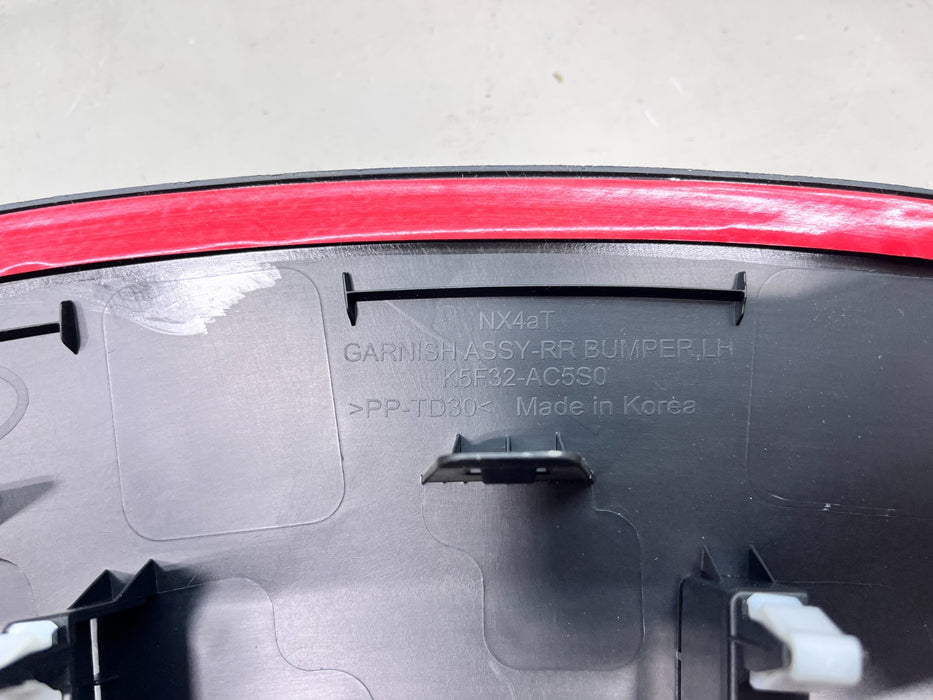 2022-2024 HYUNDAI SANTA CRUZ LH DRIVER REAR BUMPER FLARE GARNISH K5F32-AC5S0 OEM