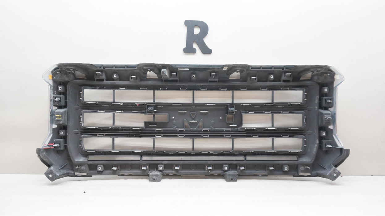 2014-2015 GMC SIERRA 1500 FRONT BUMPER CHROME RADIATOR GRILLE OEM 22757216