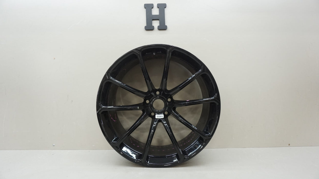 2016-2019 MCLAREN 570S REAR 10 SPOKE WHEEL RIM 21.5X11 21.5" OEM C-35711-TC
