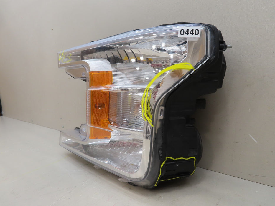 2018-2020 FORD F-150 FRONT LEFT SIDE HEADLIGHT LAMP HALOGEN OEM JL34-13006-AH
