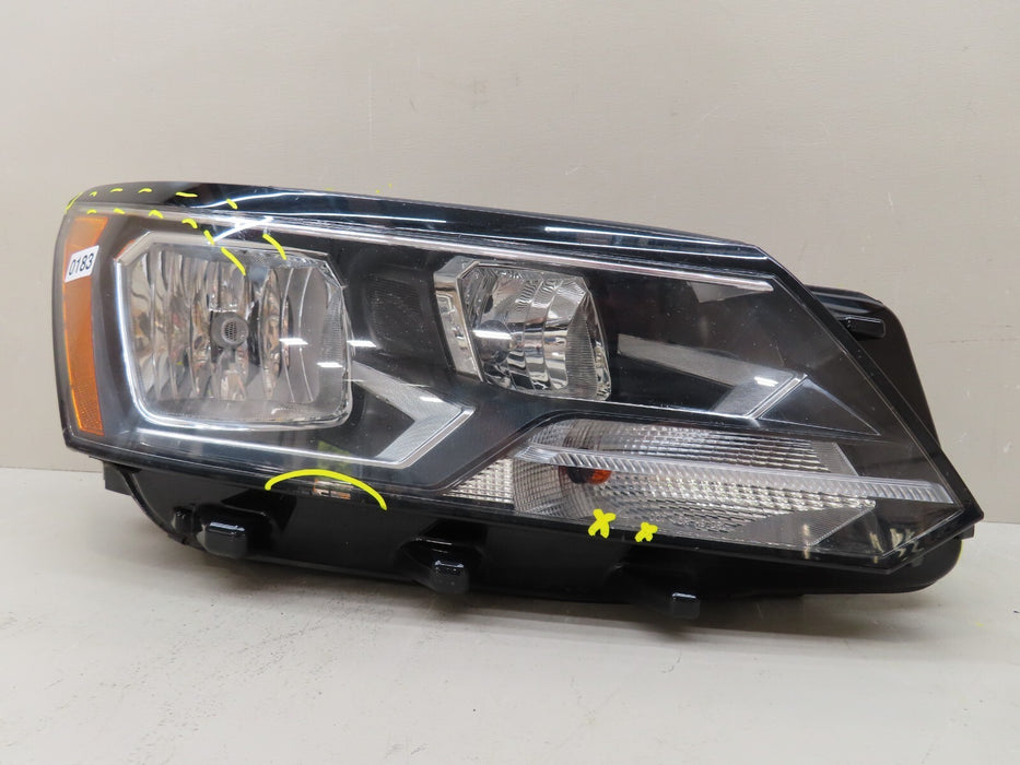 2016-2019 VOLKSWAGEN PASSAT FRONT RIGHT HEADLIGHT LAMP HALOGEN OEM 561941006E