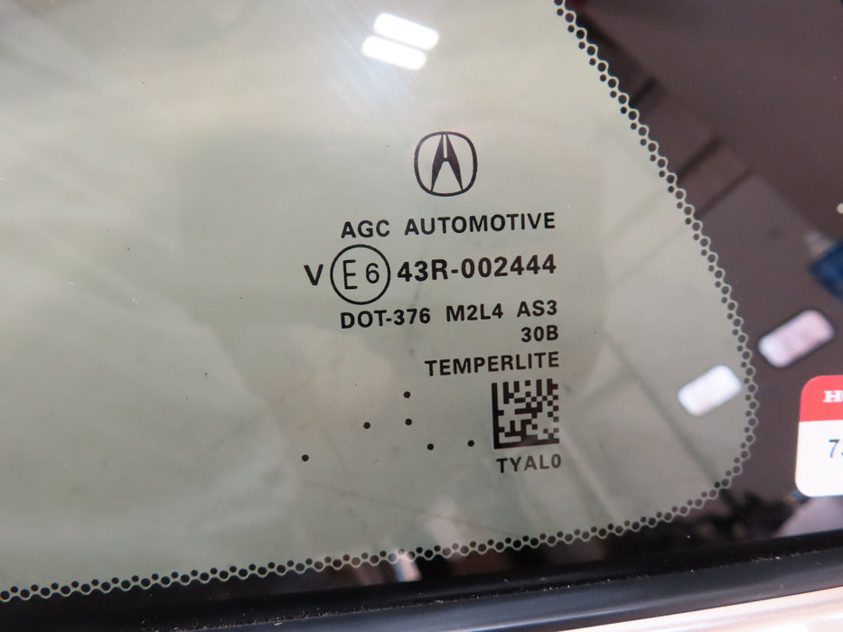 2022-2024 ACURA MDX REAR LEFT DRIVER SIDE QUARTER WINDOW GLASS OEM 73550-TYA-A01
