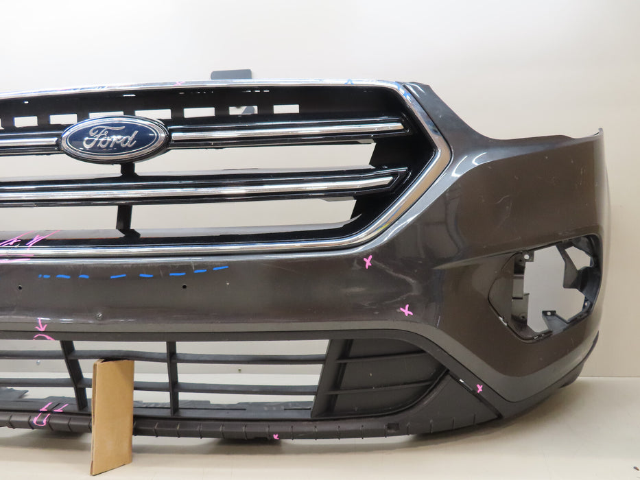 2017-2019 FORD ESCAPE FRONT BUMPER COVER W/ GRILLES OEM GJ54-17757-AEW