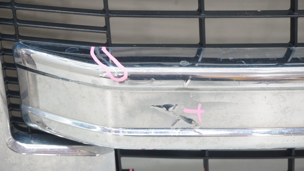 2013-2014 FORD F-150 RADIATOR GRILL GRILLE MOLDING CHROME W/ EMBLEM DL348200 OEM
