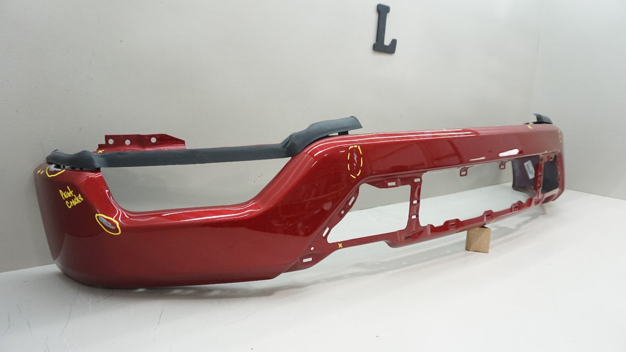 2021-2023 FORD F-150 FRONT BUMPER COVER METAL RED ML3Z-17757 OEM 21 22 23