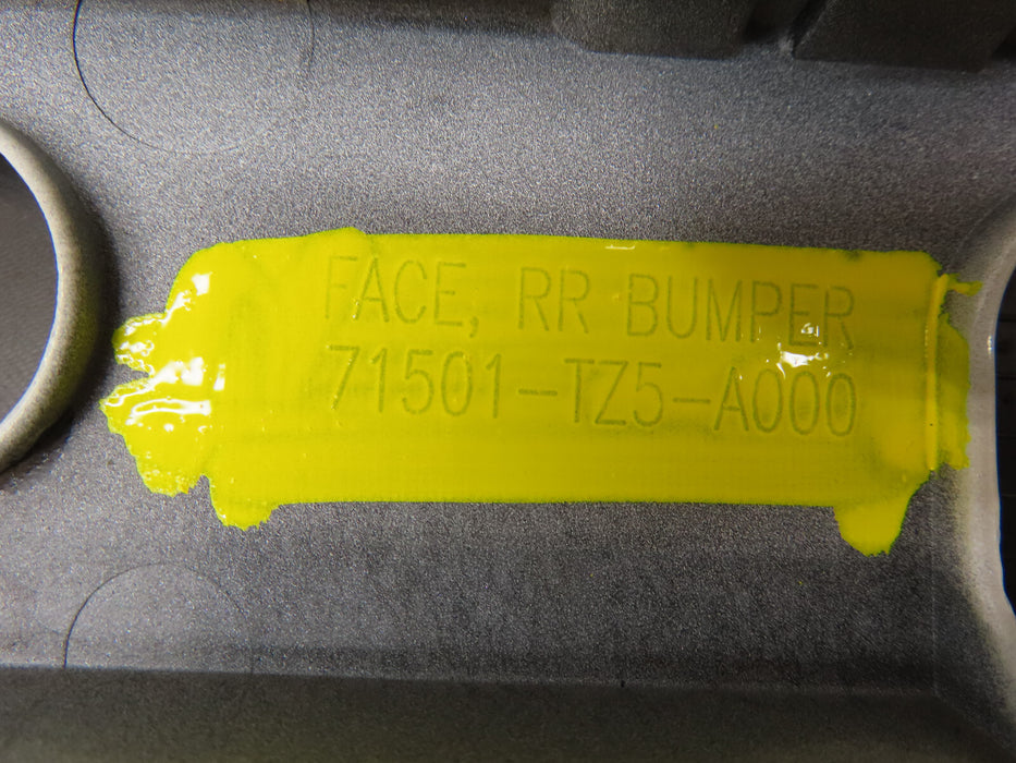 2017-2020 ACURA MDX REAR BUMPER COVER OEM 71501-TZ5-A000