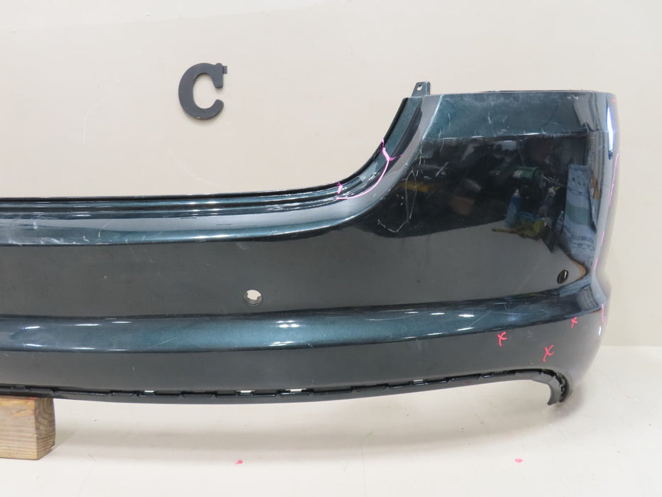 2012-2015 JAGUAR XF REAR BUMPER COVER PANEL W/ SENSOR HOLE OEM 8X23-17D781-AD