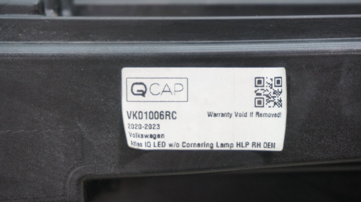 2020-2023 VOLKSWAGEN ATLAS CROSS FRONT RIGHT PASSENGER SIDE LED HEADLIGHT OEM