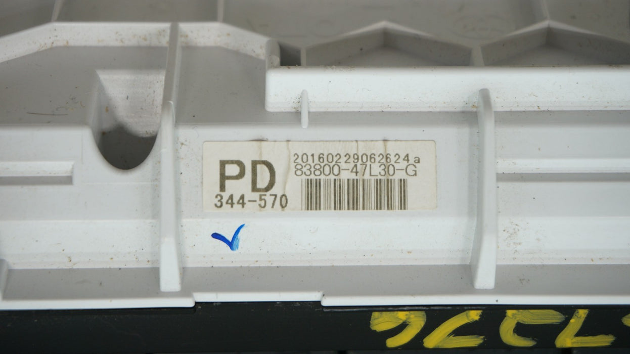 2016-2020 TOYOTA PRIUS FRONT SPEEDOMETER GAUGE CLUSTER 60K MILES 83800-47L30 OEM