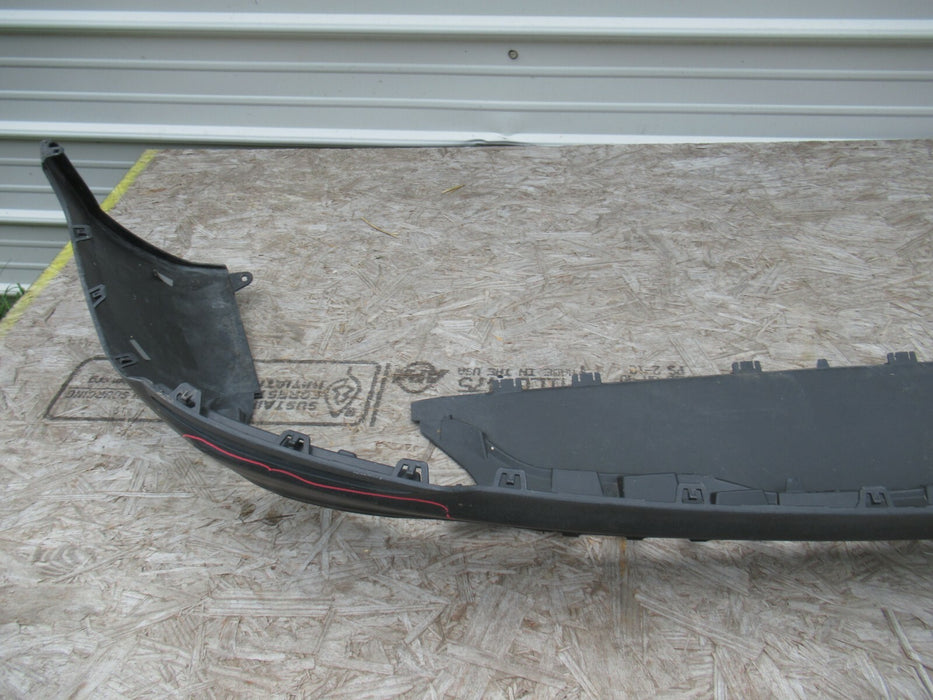2016-2018 MERCEDES BENZ GLC300 REAR LOWER BUMPER COVER VALANCE BLACK OEM