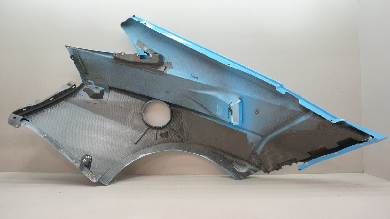 *DAMAGED LAMBORGHINI HURACAN STO REAR RIGHT QUARTER PANEL CARBON FIBER OEM