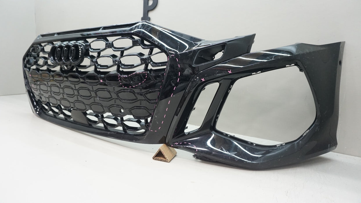 2021-2023 AUDI A3 S-LINE FRONT BUMPER COVER W/ GRILLE 8Y0807437 OEM 21 22 23