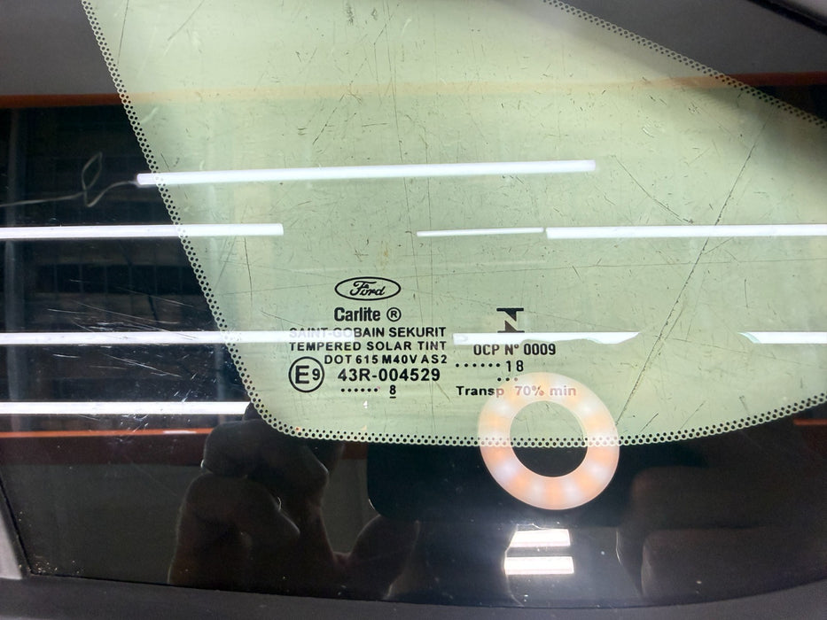 2013-2020 FORD FUSION LH REAR QUARTER FIXED GLASS OEM DS73-F29701-B