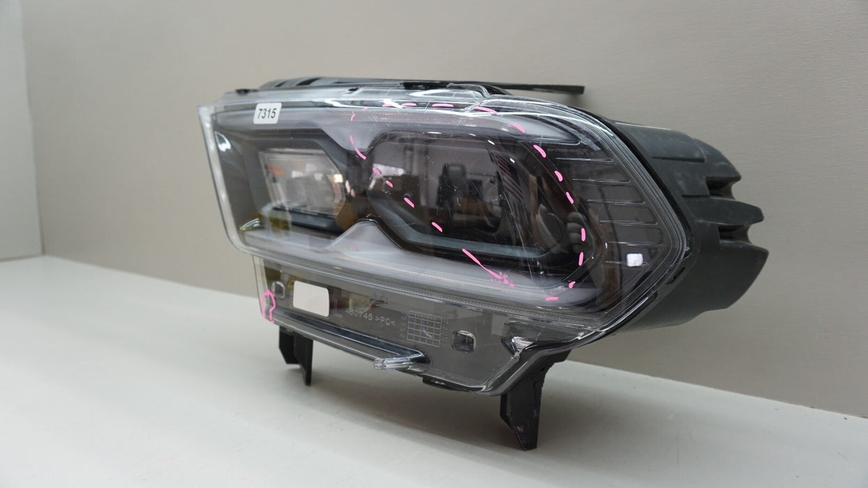 2021-2024 DODGE DURANGO FRONT LEFT DRIVERS SIDE HEADLIGHT LED OEM 22 23