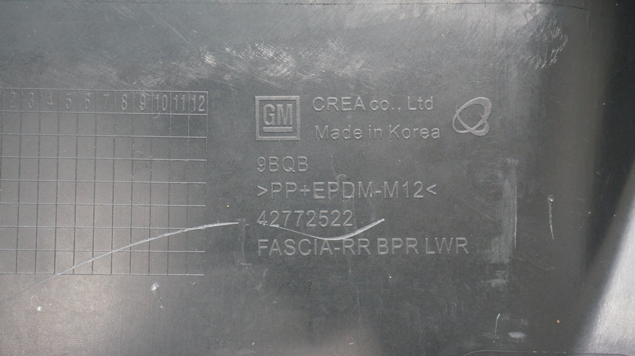 2024-2025 BUICK ENVISTA REAR LOWER BUMPER COVER OEM 42772522