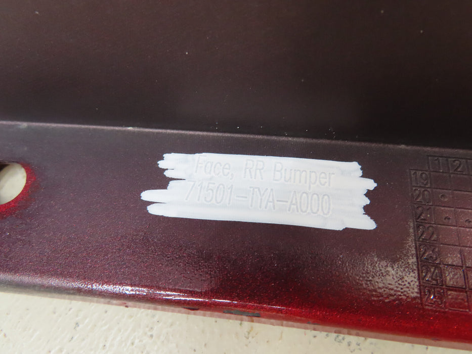 2021 2022 ACURA MDX REAR BUMPER COVER OEM 71501-TYA-A000