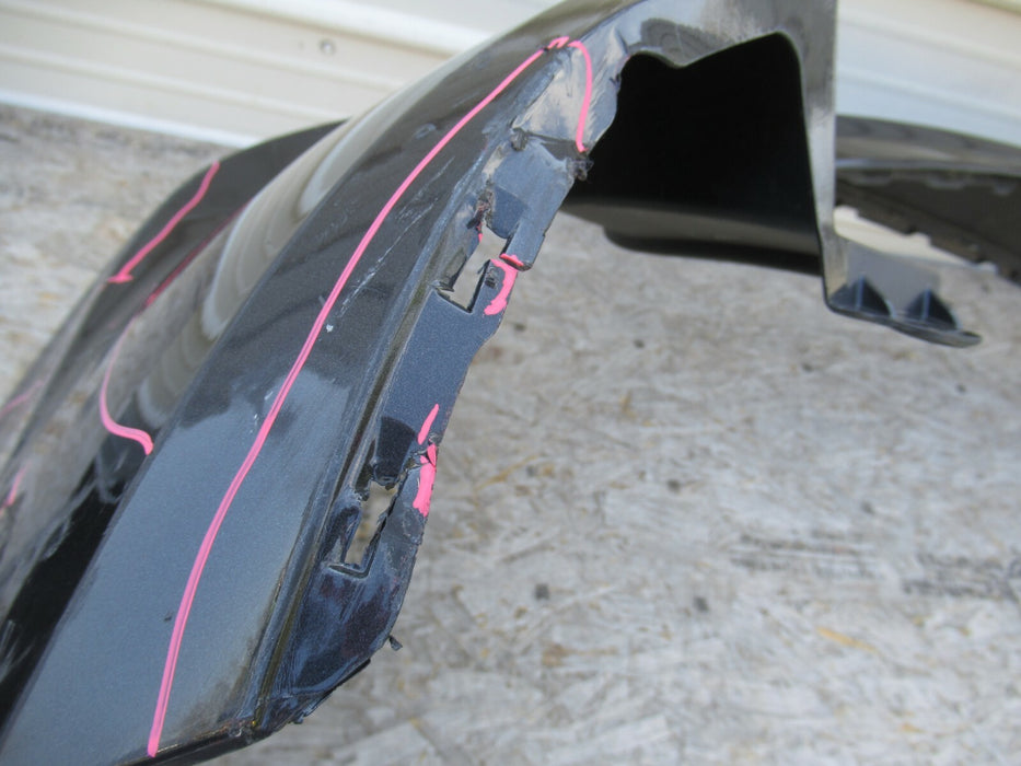 2019-2020 ACURA RDX REAR BUMPER COVER PANEL BLACK PLASTIC W/O SENSORS OEM