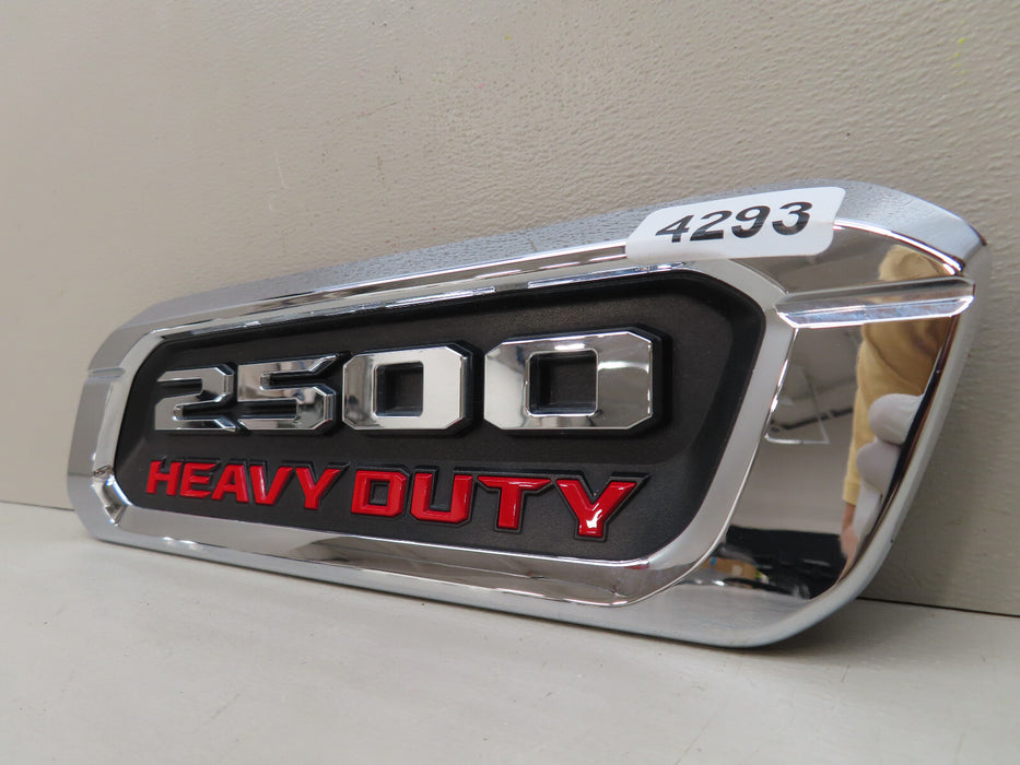 2019-2024 DODGE RAM 2500 HEAVY DUTY FRONT RIGHT PASSENGER HOOD EMBLEM OEM