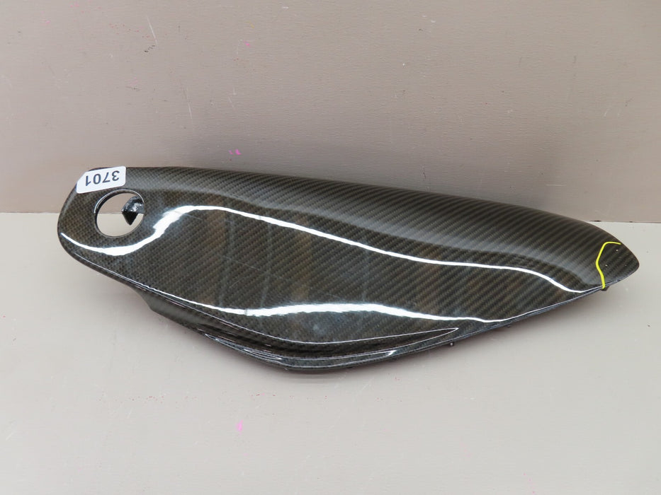 2012-2014 MCLAREN MP4-12C LEFT RECARO SEAT CARBON FIBER COVER TRIM OEM 73044722F