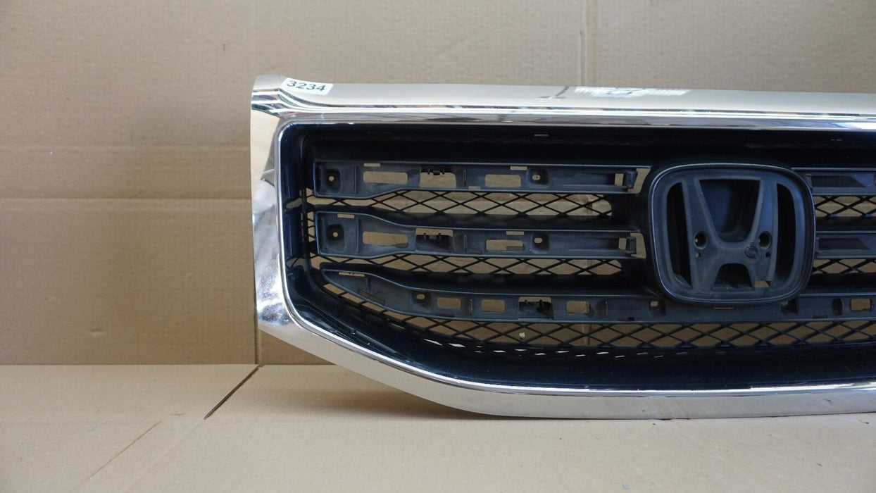 2012-2015 HONDA PILOT FRONT GRILLE GRILL BLACK W/ EMBLEM 75101-SZA-V100 OEM