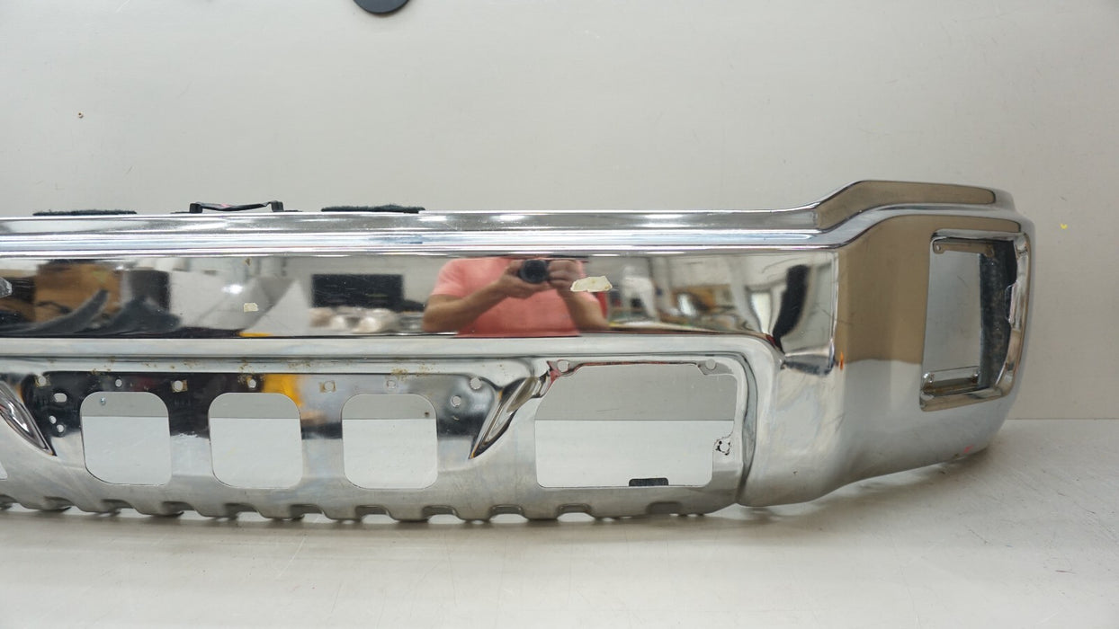 2014-2015 GMC SIERRA 1500 PICKUP FRONT METAL BUMPER COVER PANEL OEM 134Z15