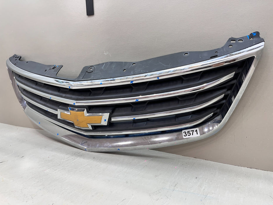 2013-2017 CHEVROLET TRAVERSE FRONT UPPER GRILLE 20988633 OEM