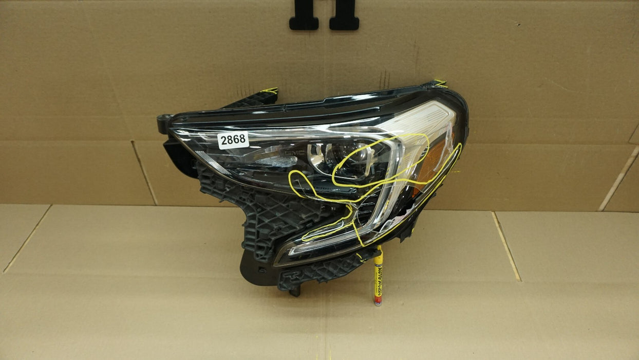 2018-2021 GMC TERRAIN XENON HID LEFT DRIVER SIDE HEADLIGHT LED OEM 84355670