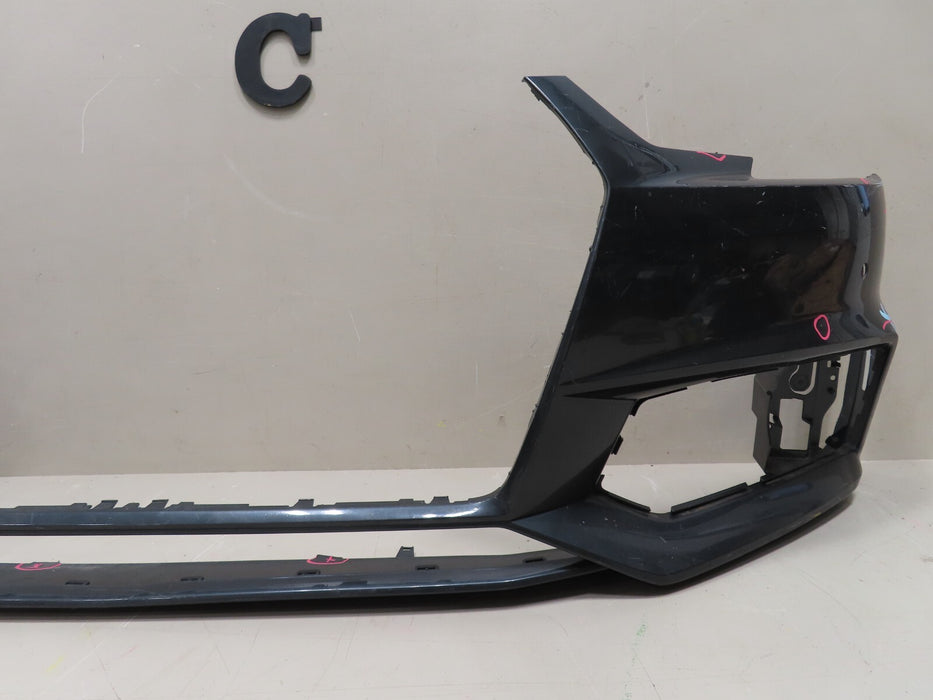 2017-2019 AUDI A4 4DR SEDAN S-LINE FRONT BUMPER COVER PANEL OEM 8W0807437F