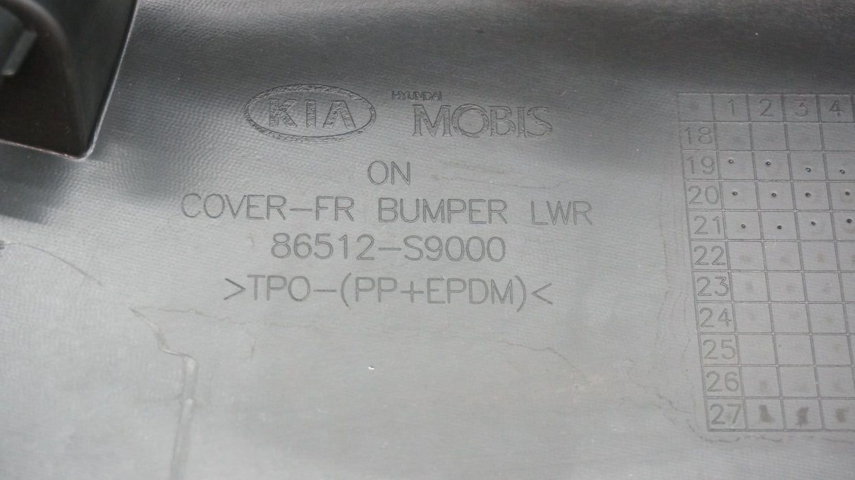 2020-2022 KIA TELLURIDE FRONT LOWER BUMPER VALANCE COVER PANEL 86512-S9000 OEM