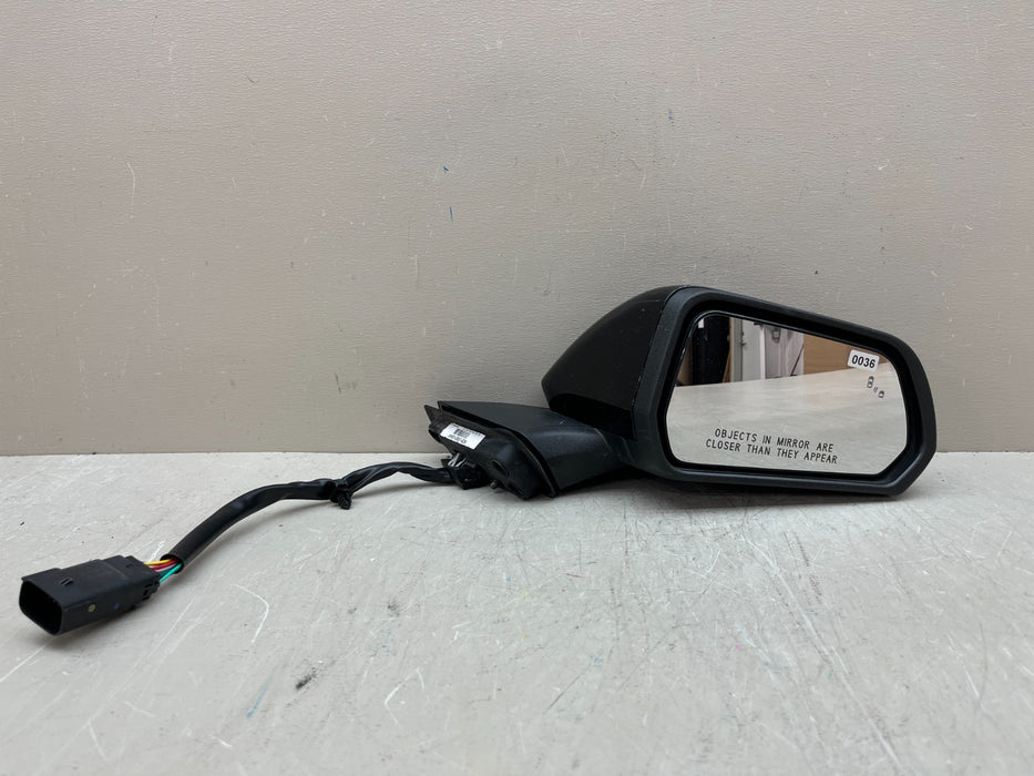 2015-2020 FORD MUSTANG RH RIGHT PASSENGER BLACK POWER MIRROR BLIND SPOT OEM