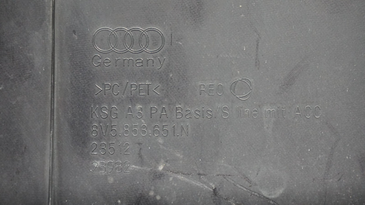 2017-2020 AUDI A3 FRONT RADIATOR GRILLE OEM 8V5853651N