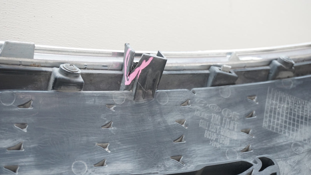 2014-2015 KIA SORENTO FRONT UPPER BUMPER GRILLE OEM 86350-1U500