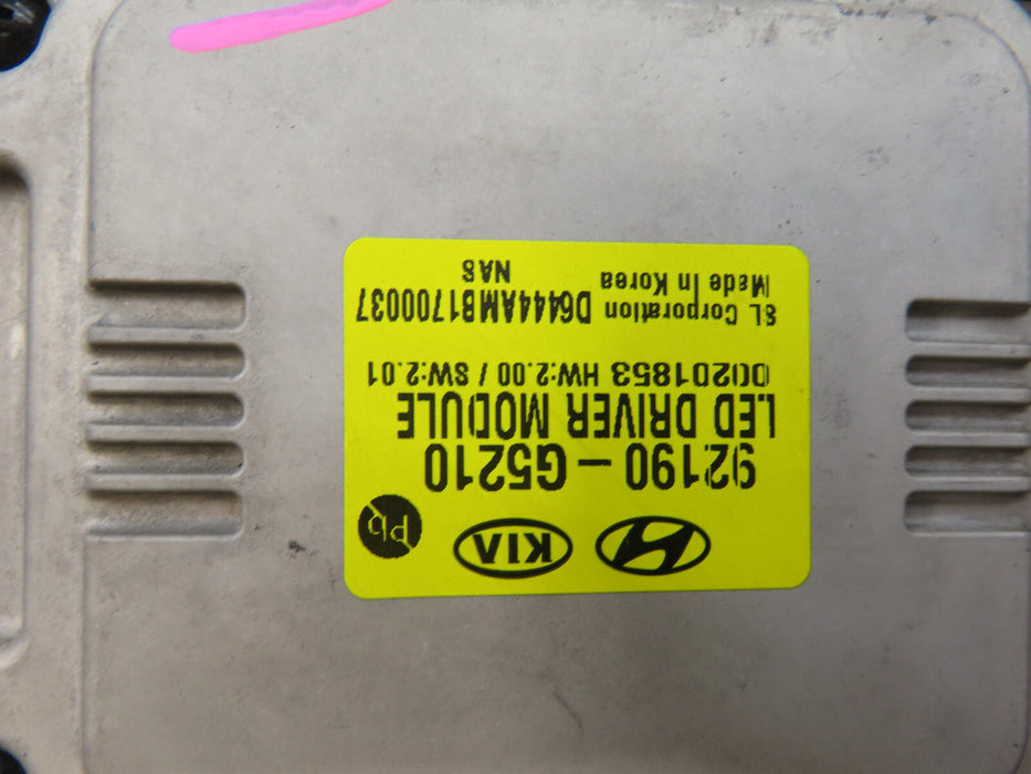 2018-2021 KIA NIRO EV HYBRID RIGHT PASSENGER  LED HEADLIGHT LAMP OEM PARTS ONLY