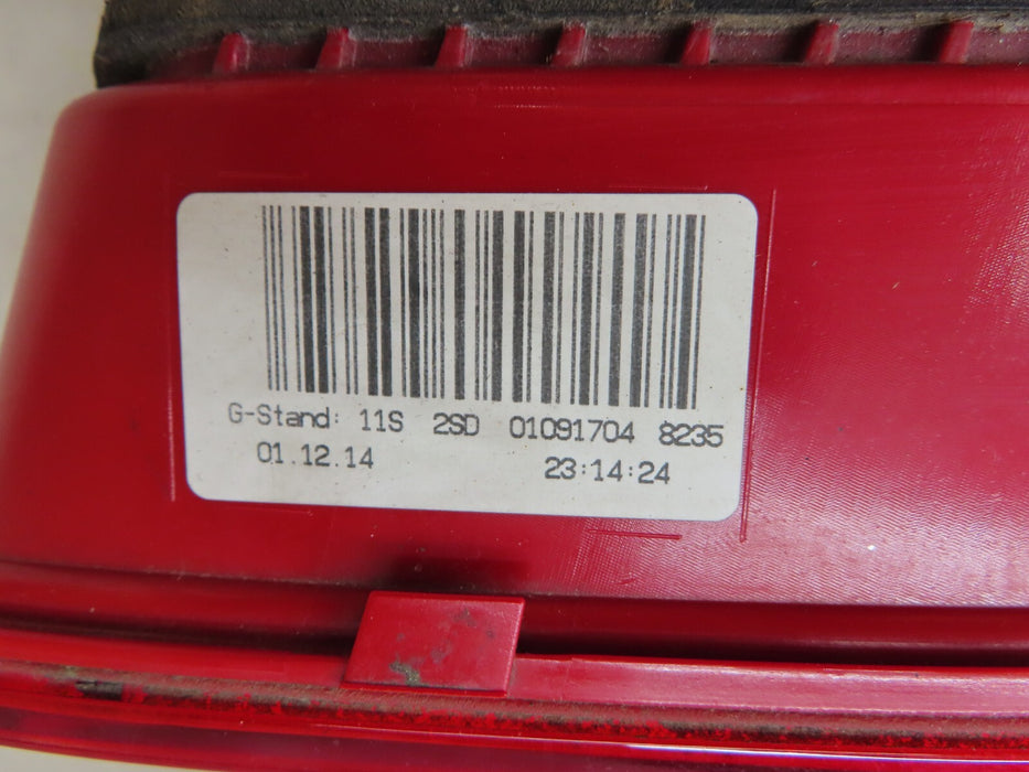 2013-2016 AUDI A4 S4 REAR RIGHT PASSENGER SIDE TAIL LIGHT INNER LED OEM