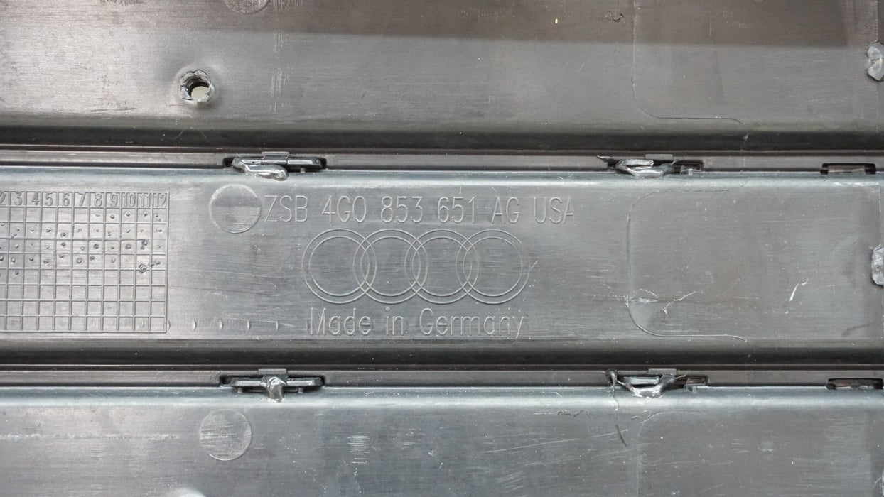 2012-2015 AUDI A6 S6 S-LINE FRONT BUMPER RADIATOR GRILLE 4G0853651 OEM