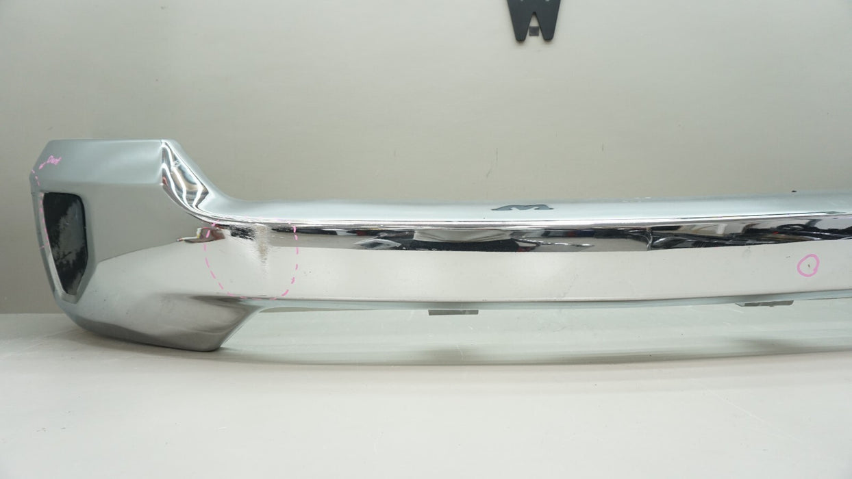 2016-2019 CHEVROLET SILVERADO 1500 FRONT BUMPER COVER CHROME 84051822 OEM