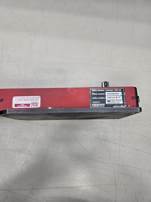 CDI TORQUE PRODUCTS 2503-F-ETT ELECTRONIC TORQUE TESTER 1/2" Drive